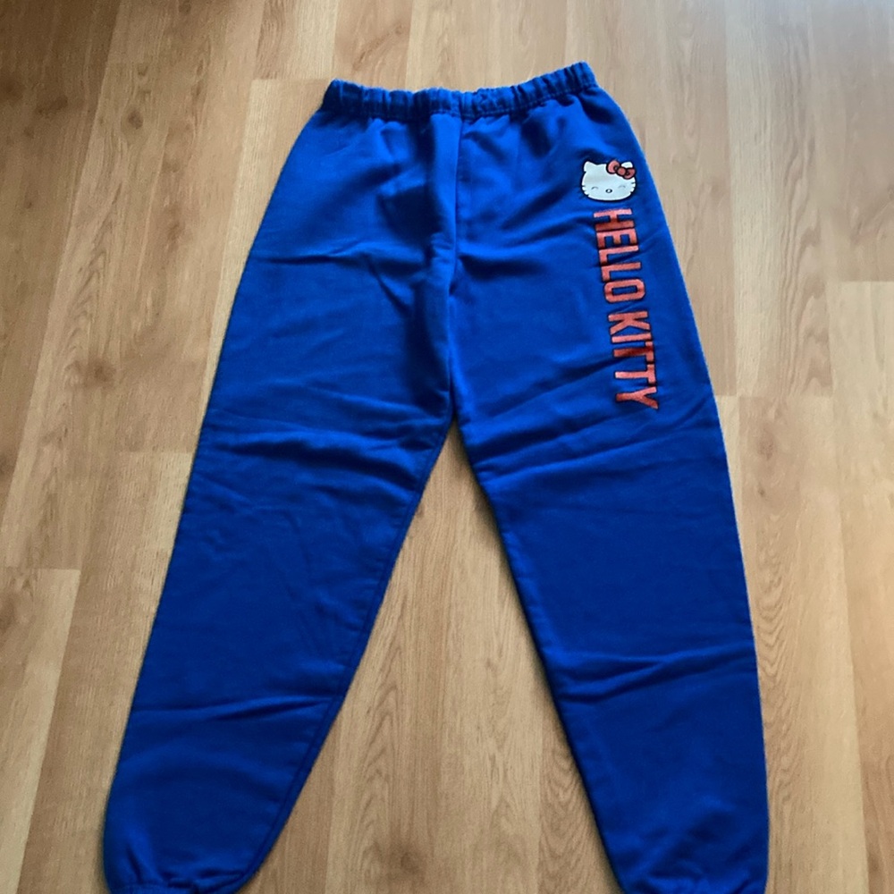 Hello Kitty blue medium sweatpants